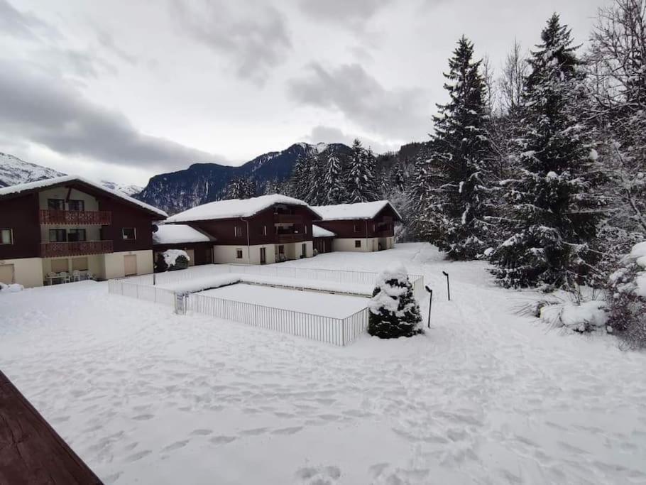 Samoens Residence Grand Tetras 4 Personnes Piscine Exterior photo